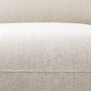 Wohnlandschaft Bora II Webstoff Webstoff Saia: Beige - Longchair davorstehend links / Ottomane rechts