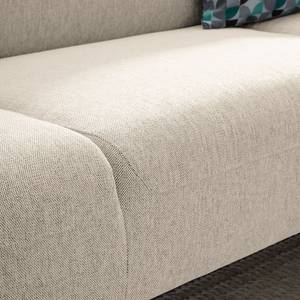 Ecksofa Bora II Webstoff Webstoff Saia: Beige - Longchair davorstehend rechts