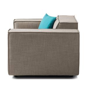 Fauteuil KINX Tissu Milan : Gris-Marron