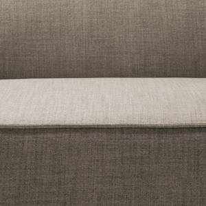 2-Sitzer Sofa KINX Webstoff - Webstoff Milan: Grau-Braun - Keine Funktion