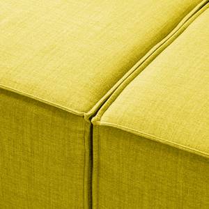 2-Sitzer Sofa KINX Webstoff - Webstoff Milan: Gelb - Keine Funktion