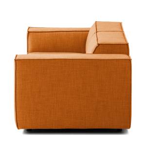 2-Sitzer Sofa KINX Webstoff - Webstoff Milan: Rostbraun - Keine Funktion