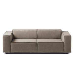 2,5-Sitzer Sofa KINX Webstoff - Webstoff Milan: Grau-Braun - Keine Funktion