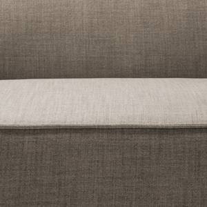 3-Sitzer Sofa KINX Webstoff Milan: Grau-Braun