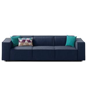 3-Sitzer Sofa KINX Webstoff Milan: Dunkelblau