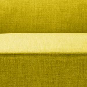 Canapé d’angle KINX méridienne Tissu Milan : Jaune - Largeur : 260 cm - Méridienne courte à gauche (vue de face) - Sans fonction