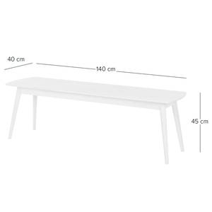 Panca in legno massello FINSBY Legno massello di faggio - Larghezza: 140 cm