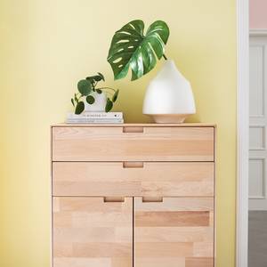 Credenza FINSBY Legno di faggio parzialmente massello - Faggio oliato bianco