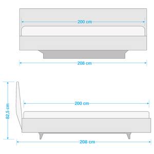 Massief houten bed MarosWOOD III Beuk - 200 x 200cm