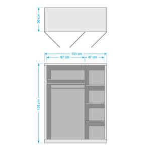 Drehtürenschrank Finca Rustica I Kiefer massiv - Breite: 151 cm