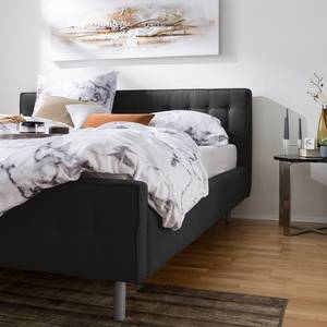 Gestoffeerd bed Chelsea Stof Valona: Antraciet - 140 x 200cm