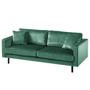 Sofa Edina Samt (3-Sitzer) Meeresgrün