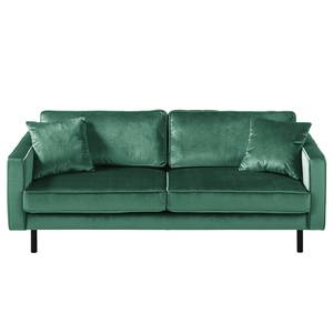 Sofa Edina Samt (3-Sitzer) Meeresgrün