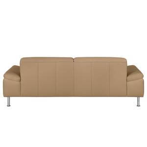 3-Sitzer Sofa Termon - Bodenfrei Echtleder Roda: Beige