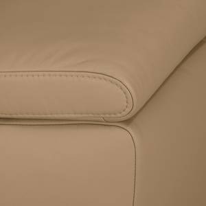 3-Sitzer Sofa Termon - Bodenfrei Echtleder Roda: Beige