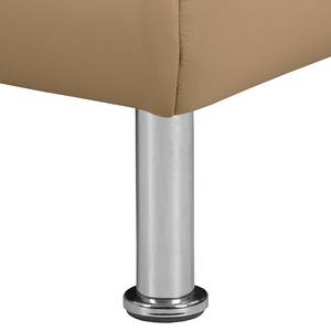 3-Sitzer Sofa Termon - Bodenfrei Echtleder Roda: Beige