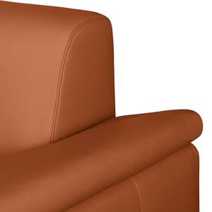 3-Sitzer Sofa Termon - Bodennah Echtleder Maer: Cognac