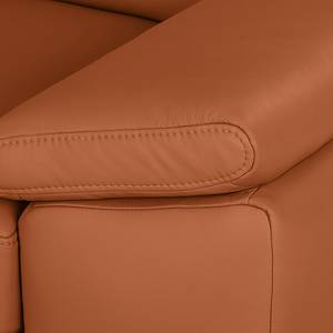 2-Sitzer Sofa Termon - Bodennah Echtleder - Echtleder Maer: Cognac