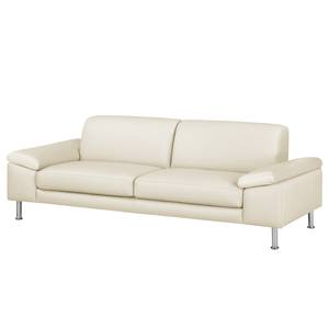 3-Sitzer Sofa Termon - Bodenfrei Echtleder Maer: Creme