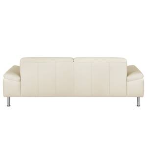 3-Sitzer Sofa Termon - Bodenfrei Echtleder Maer: Creme