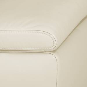 3-Sitzer Sofa Termon - Bodenfrei Echtleder Maer: Creme