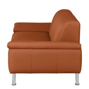 3-Sitzer Sofa Termon - Bodenfrei Echtleder Maer: Cognac