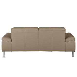 2-Sitzer Sofa Termon - Bodenfrei Echtleder Maer: Taupe