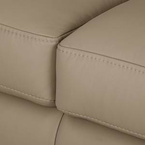 2-Sitzer Sofa Termon - Bodenfrei Echtleder Maer: Taupe