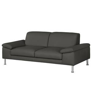 2-Sitzer Sofa Termon - Bodenfrei Echtleder Maer: Espresso