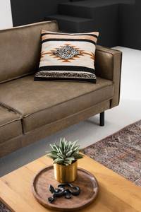 3-Sitzer Sofa FORT DODGE Antiklederlook - Microfaser Yaka: Muskat