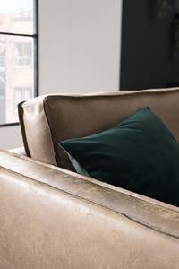 3-Sitzer Sofa FORT DODGE Antiklederlook - Microfaser Yaka: Muskat