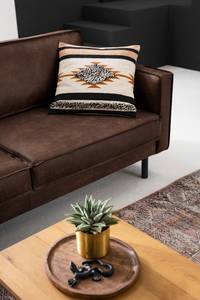 3-Sitzer Sofa FORT DODGE Antiklederlook - Microfaser Yaka: Braun
