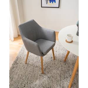 Sedia con braccioli NICHOLAS Tessuto Cors: granito - 1 sedia