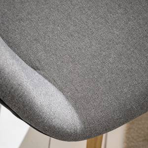 Chaise à accoudoirs Buggio Tissu / Hévéa massif - 1 chaise