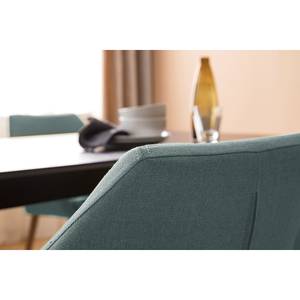 Sedia con braccioli NICHOLAS Tessuto Cors: grigio menta - 1 sedia