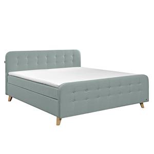 Boxspringbett Nordic Webstoff - 200 x 200cm - H3