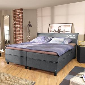 Lit boxspring Color Box Tissu - 160 x 200cm - D2 souple