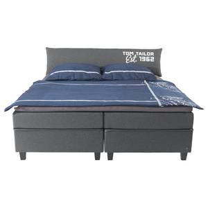 Boxspringbett Color Box Webstoff - 160 x 200cm - H2