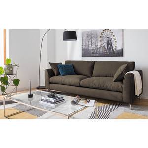 Sofa Mailín (3-Sitzer) Webstoff Espresso