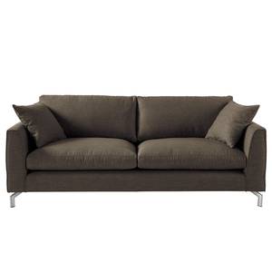 Sofa Mailín (3-Sitzer) Webstoff Espresso