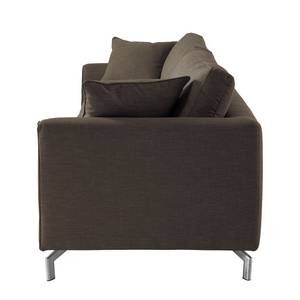 Sofa Mailín (3-Sitzer) Webstoff Espresso