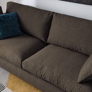 Sofa Mailín (3-Sitzer) Webstoff Espresso