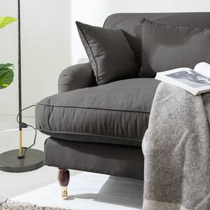 Sofa Stenum (3-Sitzer) Webstoff Anthrazit