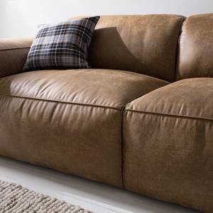 Bigsofa Manchester Antiklederlook Camel