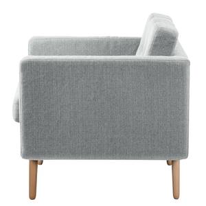 Sessel Croom Webstoff - Webstoff Polia: Platin - Ohne Hocker