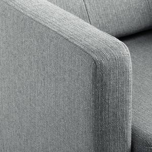 Fauteuil Croom geweven stof - Geweven stof Polia: Platinakleurig - Zonder hocker