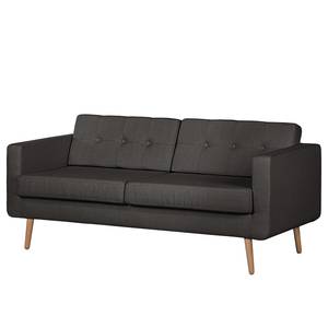 Sofa Croom I (3-Sitzer) Webstoff - Webstoff Polia: Dunkelgrau