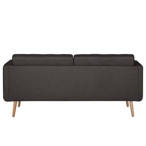 Sofa Croom I (3-Sitzer) Webstoff - Webstoff Polia: Dunkelgrau