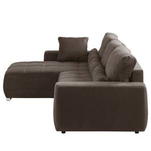 Ecksofa Galilea Microfaser Bobil: Braungrau