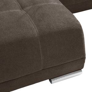 Ecksofa Galilea Microfaser Bobil: Braungrau